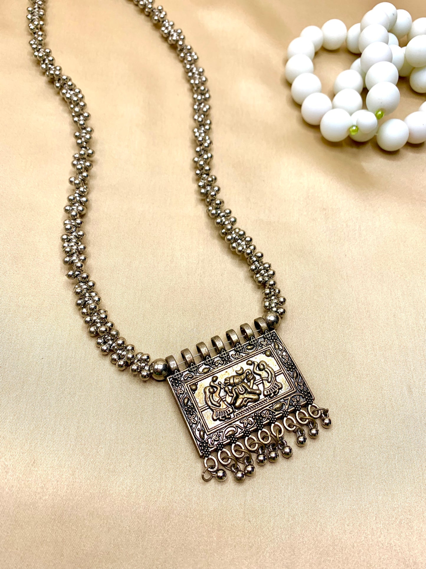 German Silver Mala