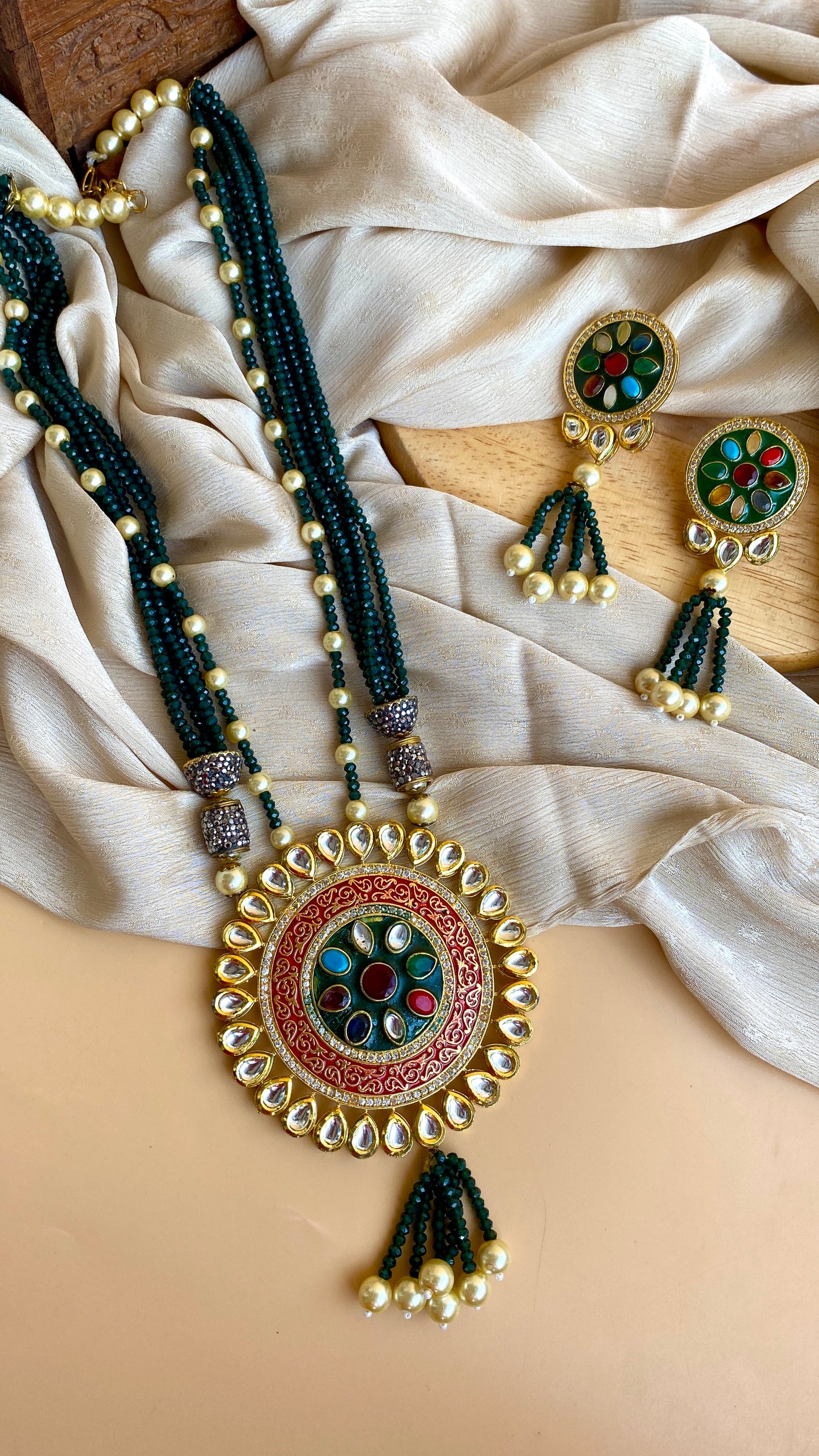 Indian Kundan Mala