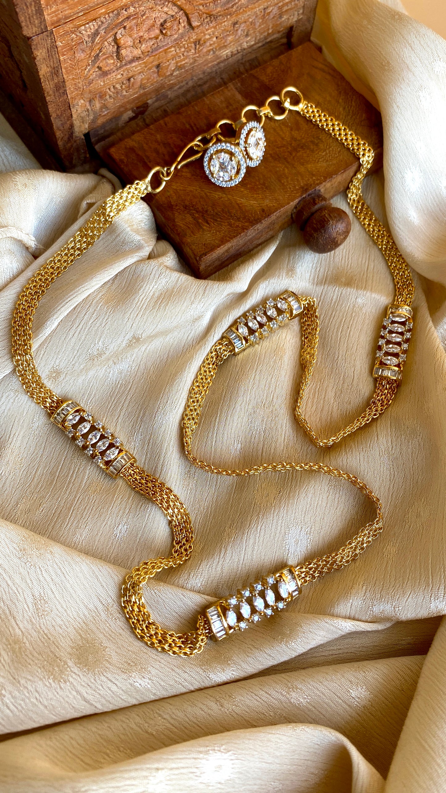 Goldplated Chain with Studs