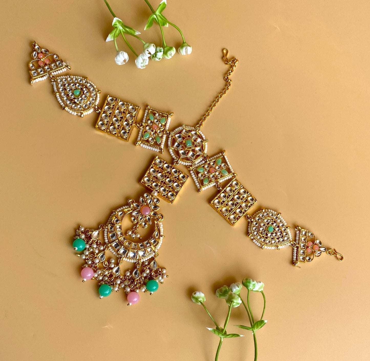 Kundan Indian Head Band