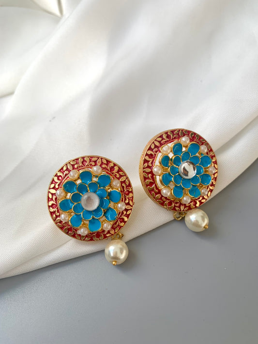 Meenakari Studs