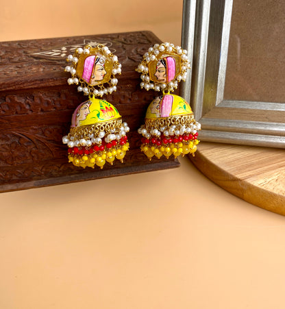 Indian Rajasthani Jhumki