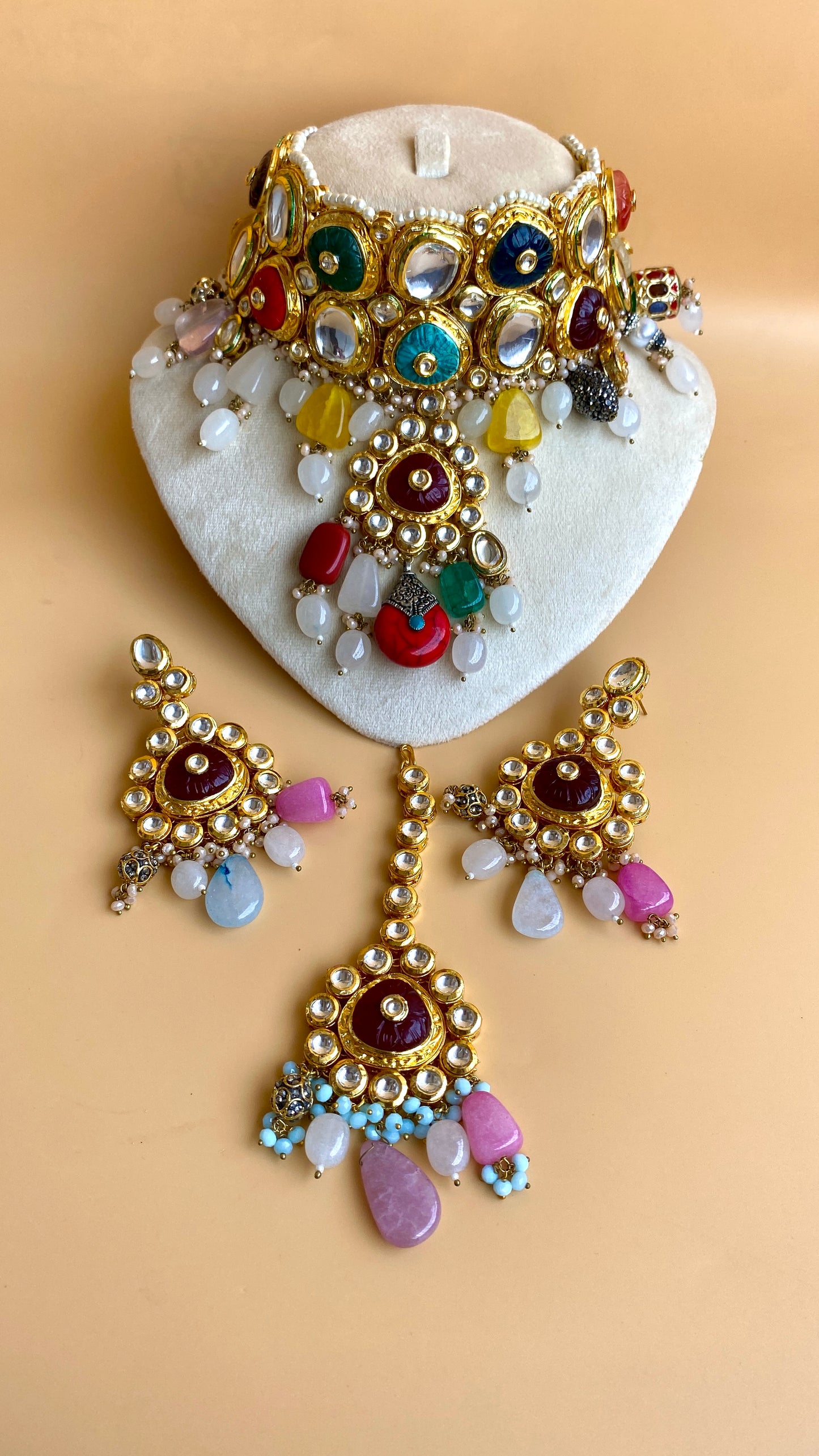 Jaypuri Indian Kundan Choker Bridal