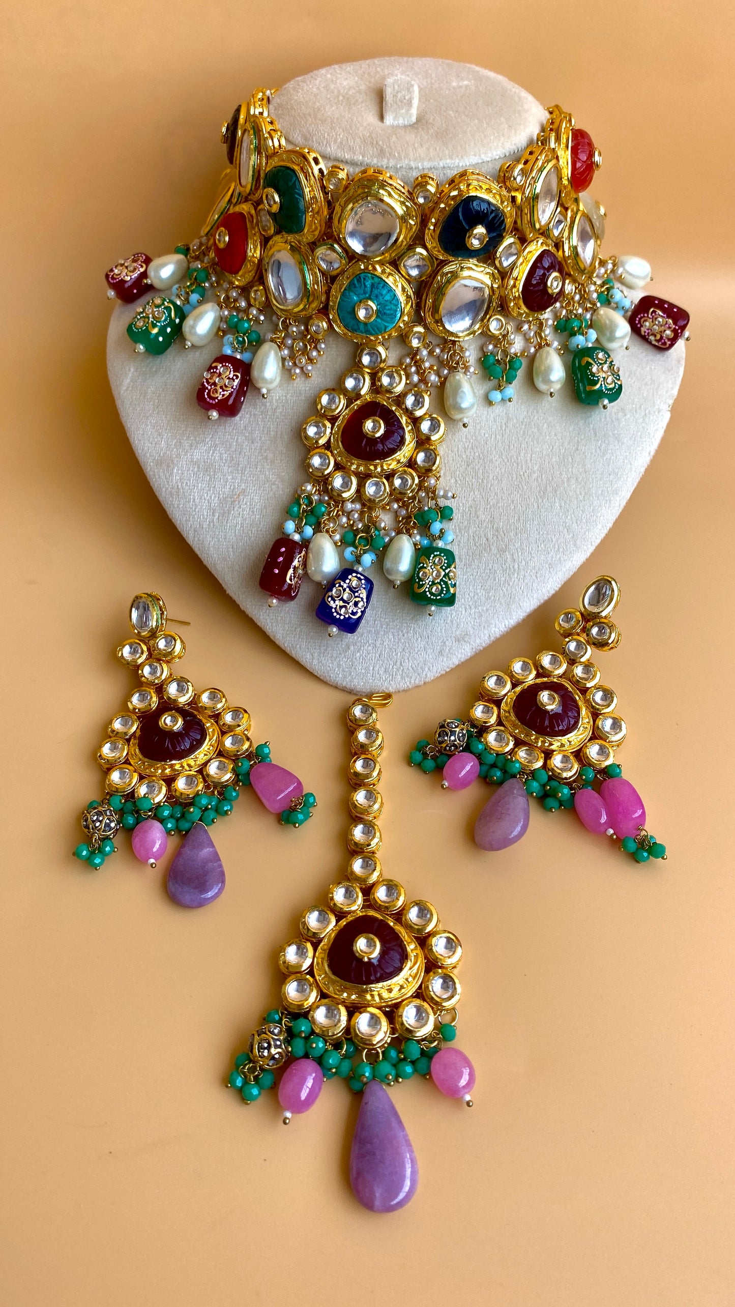 Jaypuri Indian Kundan Choker Bridal